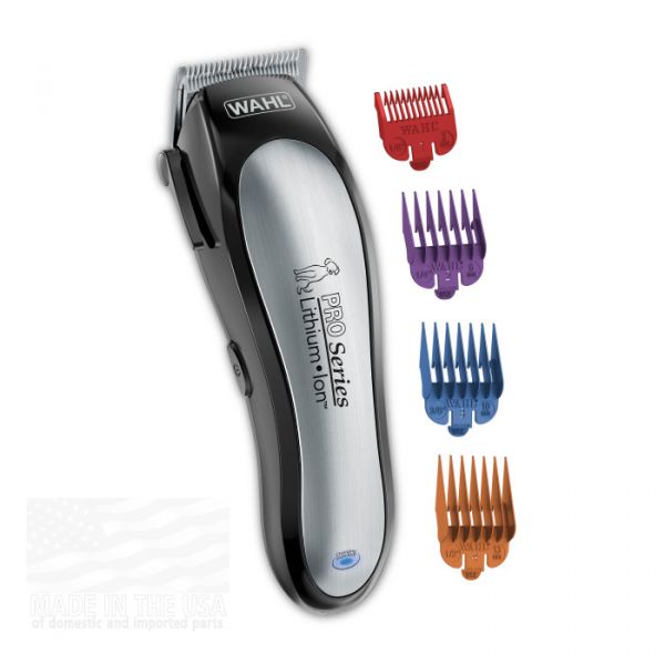 wahl lithium ion pro series dog clipper kit